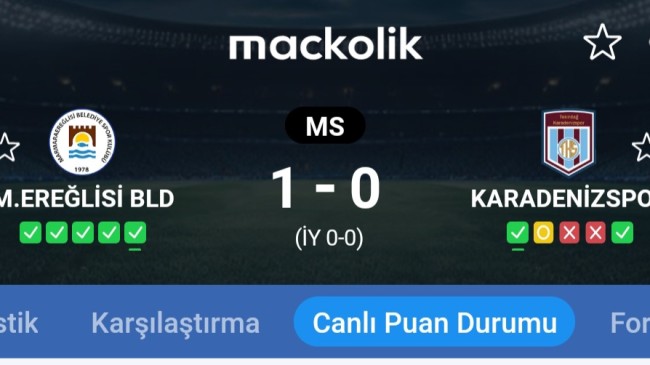 Marmaraereğlisi Belediye Spor, Tekirdağ Süper Amatör Ligde Liderlik Konumuna Ulaştı!   