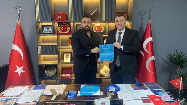 Ülkü Ocakları’ndan MHP Tekirdağ İl Başkanlığı’na Ziyaret: Büyük Sertifika Töreni İçin Davet Geldi