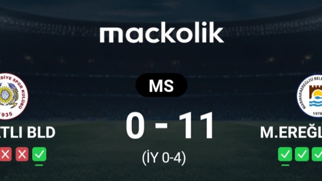 Başkan Onur Bozkurter’in, Kehaneti Gerçekleşiyor! Marmaraereğlisi Belediye Spor’dan, Farklı Tarife!    