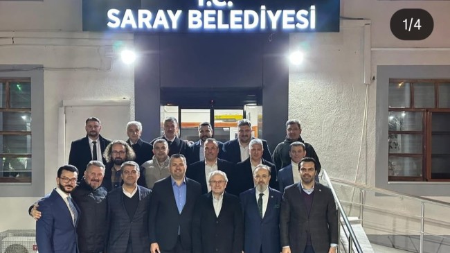 Ak Parti Tekirdağ Heyetinden, CHP’li Saray Belediyesi’ne Ziyaret!