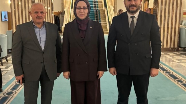 Muhammet Gökmen, TBMM’ye Giderek Ak Parti Tekirdağ Milletvekili Çiğdem Koncagül’ü Ziyaret Etti! 