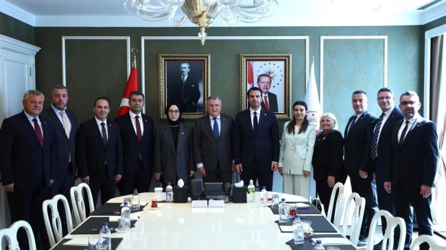 Tekirdağ Heyetinden Gençlik ve Spor Bakanı’na Ziyaret
