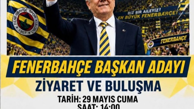 AZİZ YILDIRIM VE EKİBİ ÇORLU’YA GELİYOR: BÖLGEDEKİ FENERBAHÇELİLER DERNEKLERİ BİR ARAYA GELECEK