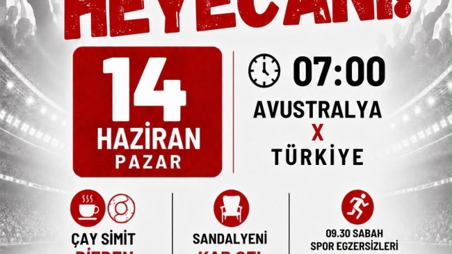 MARMARAEREĞLİSİ’NDE MİLLİ MAÇ HEYECANI DEV EKRANDA YAŞANACAK!