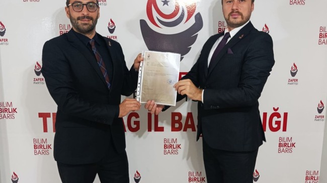 Zafer Partisi’nde, Marmaraereğlisi ve Saray ilçe Başkanlıklarına Yeni İsimler Atandı!