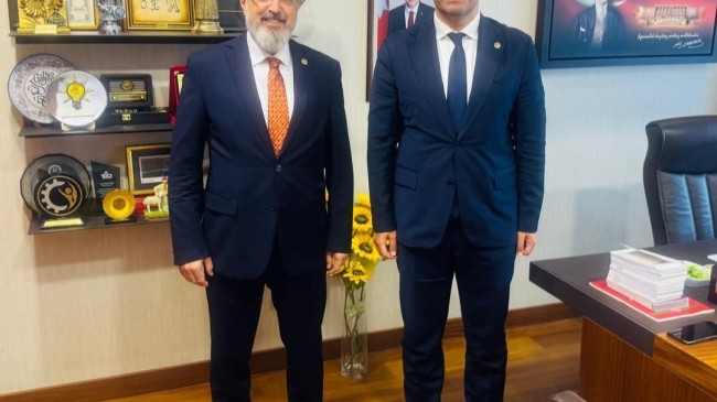 AK PARTİ’Lİ DİKTAŞ’TAN GEÇMİŞ DÖNEM MİLLETVEKİLİ MUSTAFA YEL’E AĞIRLAMA   