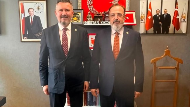 MUSTAFA YEL’DEN MİLLETVEKİLİ MESTAN ÖZCAN’A TBMM’DE ZİYARET