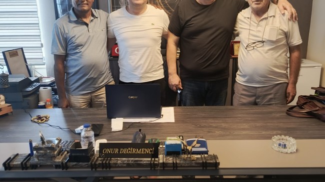 Muhammet Çelik, İş İnsanı Onur Değirmenci’yi Makamında Ziyaret Etti! 