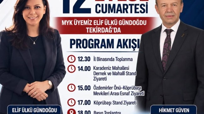 Siyasette Puslu Hava Sürerken Anahtar Parti Tekirdağ Sahada Vites Yükseltiyor