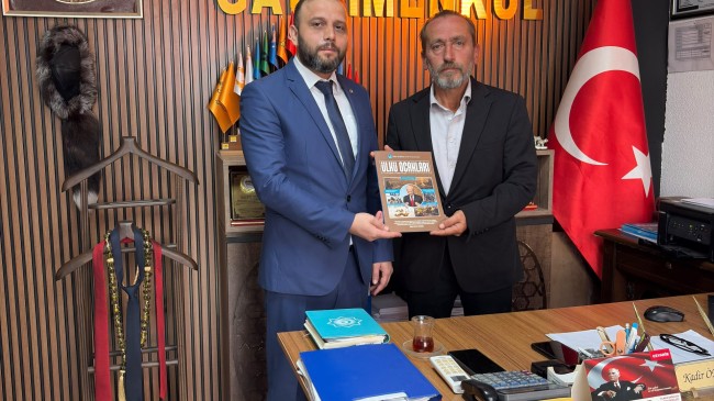 Marmaraereğlisi Ülkü Ocakları Başkanı Cihan Dal, Çalışma Ofisinde MHP’li Kadir Öncü’yü Ziyaret Etti!