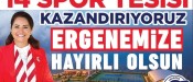ERGENE’YE 14 YENİ SPOR TESİSİ!  BAŞKAN TOPAK: “BİR SÖZÜMÜZÜ DAHA TUTTUK!”